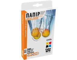 Фотобумага A6 (10*15) 200g/ m CW глянец (PG2001004R) 1лист