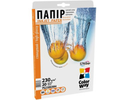 Фотобумага А4 230g/ m CW глянец (PG230020A4) 20л