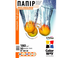 Фотобумага А4 180g/ m CW глянец (PG180050A4) 50л