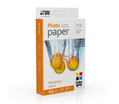 Фотобумага A6 (10*15) 180g/ m CW глянец (PG1801004R) 100л Фотобумага A6 (10*15) 180g/ m CW глянец (PG1801004R) 100л