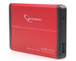 Карман HDD 2,5&Prime; Gembird EE2-U3S-2-R Red SATA USB3.0-foto2