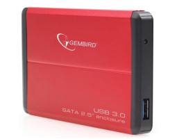 Карман HDD 2,5&Prime; Gembird EE2-U3S-2-R Red SATA USB3.0-foto2