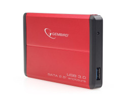 Карман HDD 2,5&Prime; Gembird EE2-U3S-2-R Red SATA USB3.0