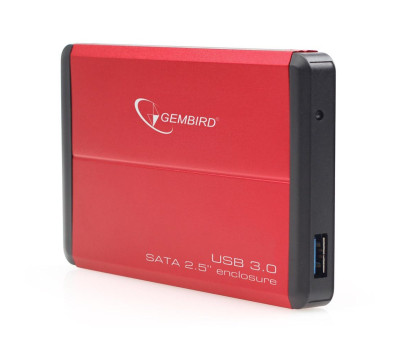 Карман HDD 2,5″ Gembird EE2-U3S-2-R Red SATA USB3.0 Карман HDD 2,5″ Gembird EE2-U3S-2-R Red SATA USB3.0