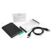 Карман HDD 2.5&Prime; Gembird EE2-U3S-2-S Silver SATA USB3.0