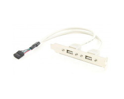 Стойка USB 2.0 на заднюю панель, 2 порта Atcom (15257)