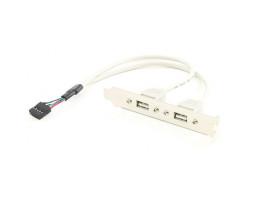 Стойка USB 2.0 на заднюю панель, 2 порта Atcom (15257)