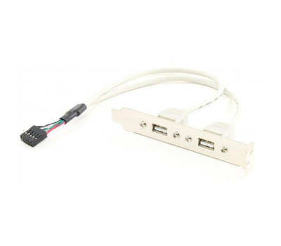 Стойка USB 2.0 на заднюю панель, 2 порта Atcom (15257) Стойка USB 2.0 на заднюю панель, 2 порта Atcom (15257)
