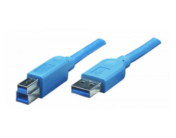 Кабель USB 3.0 - 1.8m AM/ BM ATcom, blue (12823) Кабель USB 3.0 - 1.8m AM/ BM ATcom, blue (12823)