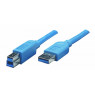Кабель USB 3.0 - 1.8m AM/ BM ATcom, blue (12823)