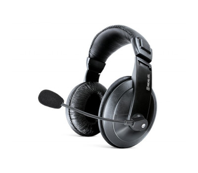 Наушники REAL-EL GD-750MV black наушники с микрофоном (кожаные) (повреждена упаковка) Наушники REAL-EL GD-750MV black наушники с микрофоном (кожаные) (повреждена упаковка)