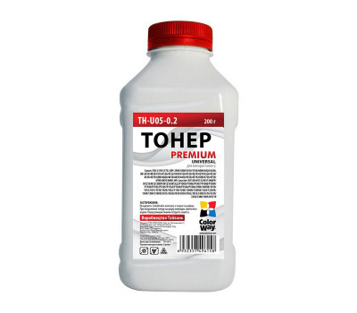 Тонер HP Универсальный P1005/ P1505/ P2015/ P2035/ P2055/ P4015, 200 г, ColorWay Premium (TH-U05-0.2)