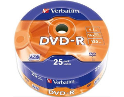 DVD-R Verbatim, 4.7Gb, 16x, Wrap (43788) DVD-R Verbatim, 4.7Gb, 16x, Wrap (43788)