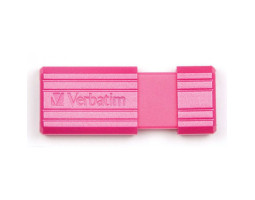 USB Flash Drive 32Gb Verbatim StoreNGo Pin Stripe Pink /  49056