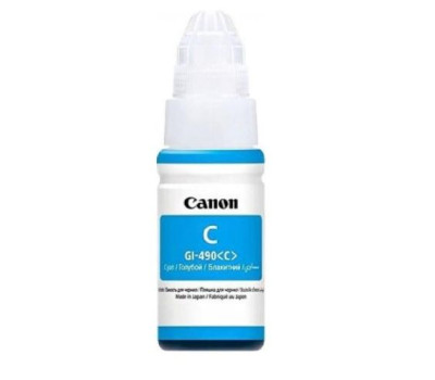Чернила Canon GI-490, Cyan, G1400/ G2400/ G3400, 70 ml, OEM (0664C001) Чернила Canon GI-490, Cyan, G1400/ G2400/ G3400, 70 ml, OEM (0664C001)