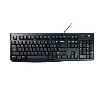 Клавиатура Logitech K120 укр. раскл. USB OEM черная (920-002643)