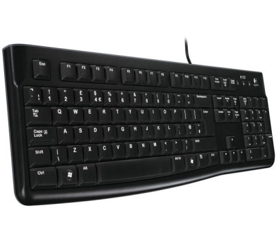 Клавиатура Logitech K120 укр. раскл. USB OEM черная (920-002643)