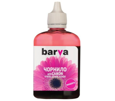 Чернила Barva Canon GI-490 для G1400/ G2400/ G3400, Magenta, 90 г (G490-509)