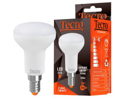 Лампа Tecro LED, E14, 5W (аналог 50W), 4000K (яркий свет), 470Лм, освещ. 120?, (TL-R50-5W-4K-E14) Лампа Tecro LED, E14, 5W (аналог 50W), 4000K (яркий свет), 470Лм, освещ. 120?, (TL-R50-5W-4K-E14)