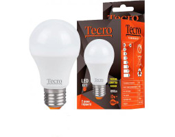 Лампа Tecro LED, E27, 12W (аналог 100W), 3000K (мягкий свет), 1050Лм, освещ. 240?, (TL-A60-12W-3K-E2 Лампа Tecro LED, E27, 12W (аналог 100W), 3000K (мягкий свет), 1050Лм, освещ. 240?, (TL-A60-12W-3K-E2