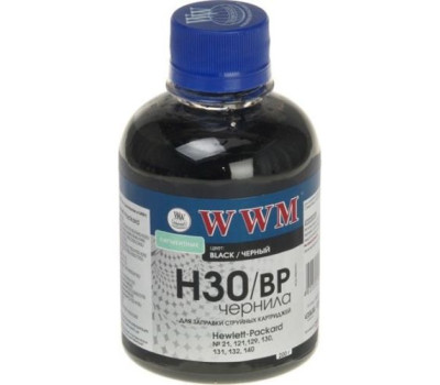 Чернила WWM HP 21/ 54/ 121/ 122/ 129/ 130/ 131/ 132/ 140/ 901, Black Pigment, 200 г (H30/ BP) Чернила WWM HP 21/ 54/ 121/ 122/ 129/ 130/ 131/ 132/ 140/ 901, Black Pigment, 200 г (H30/ BP)