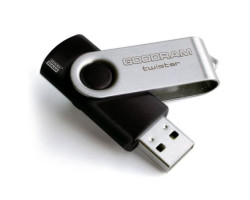 USB Flash Drive 16Gb Goodram Twister Black /  UTS3-0160K0R11 3.0 