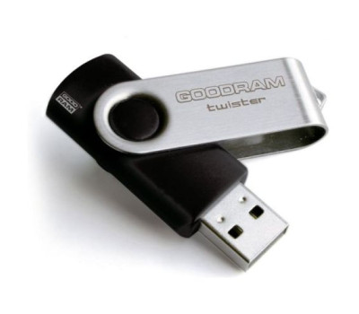 USB Flash Drive 16Gb Goodram Twister Black /  UTS3-0160K0R11 3.0 