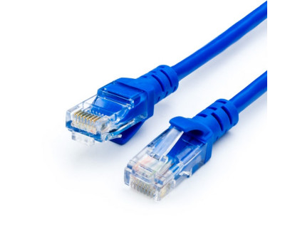 Патч-корд UTP литой 3.0m ATcom синий (9162) Патч-корд UTP литой 3.0m ATcom синий (9162)