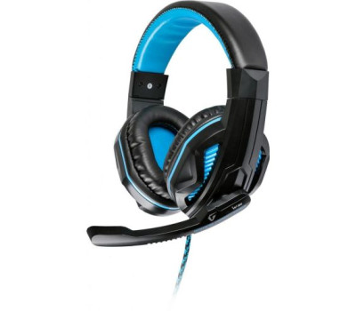 Наушники Gemix W-360 Black/ Blue, микрофон Наушники Gemix W-360 Black/ Blue, микрофон