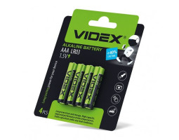Батарейки AAA, Videx щелочная, 1.5V, Bliste Card (LR03/ AAA 4pcs) за 1ШТ. Батарейки AAA, Videx щелочная, 1.5V, Bliste Card (LR03/ AAA 4pcs) за 1ШТ.