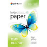Фотобумага A6 (10*15) 180g/ m PrintPro глянец (PGE1805004R) 1лист