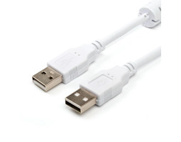 Кабель USB 2.0 - 1.8m AM/ AM Atcom, white (16614) Кабель USB 2.0 - 1.8m AM/ AM Atcom, white (16614)