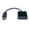 Переходник DisplayPort > HDMI (DisplayPort папа - HDMI мама), Atcom, кабель 10см (16852)