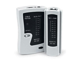 Тестер кабельный для RJ45/ RJ12, чехол (NS-468N) (15252) Тестер кабельный для RJ45/ RJ12, чехол (NS-468N) (15252)