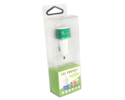Автомобильное зарядное устройство Atcom ES-01, 2 x USB, 2.1A+1A (16990)