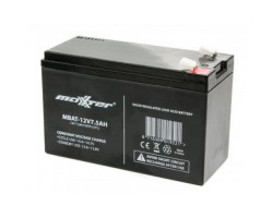 Аккумулятор ИБП 12В 7.5Ач Maxxter /  MBAT-12V7.5AH /   ШхДхВ 150x94x98 
