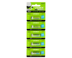 Батарейка A27, Videx  щелочная, 12V, Blister (А27 BLISTER CARD), ЗА 1ШТ.	