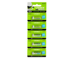 Батарейка A27, Videx  щелочная, 12V, Blister (А27 BLISTER CARD), ЗА 1ШТ.	