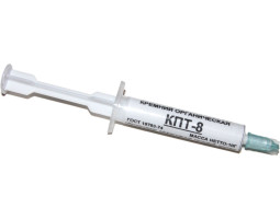 Термопаста КПТ-8, 10g, белая, шприц, -60°C / +180°C Термопаста КПТ-8, 10g, белая, шприц, -60°C / +180°C