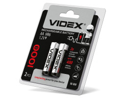 Аккумулятор R6 (AA) 1500mAh Videx (1.2V Blister) за 1шт