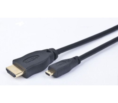 Кабель HDMI > HDM A-C (micro) 1.8m, Cablexpert CC-HDMID-6 V.1.3,micro-вилка (D-тип), с позолоч	