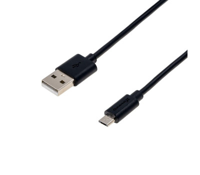 Кабель USB 2.0 - 1.0m AM/ microUSB, Black, Bulk Кабель USB 2.0 - 1.0m AM/ microUSB, Black, Bulk