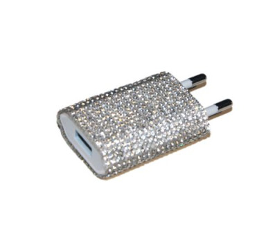 Сетевое зарядное устройство USB, Crystal Стразы, 5V/ 1A, Bulk (6rombs) Сетевое зарядное устройство USB, Crystal Стразы, 5V/ 1A, Bulk (6rombs)