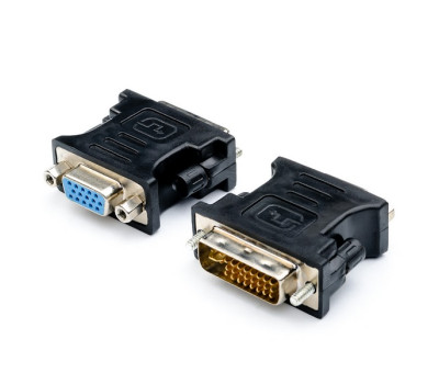 Переходник DVI-I (24+5) > VGA (DVI-I папа - VGA мама) Atcom черный (11209) Переходник DVI-I (24+5) > VGA (DVI-I папа - VGA мама) Atcom черный (11209)