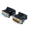 Переходник DVI-I (24+5) > VGA (DVI-I папа - VGA мама) Atcom черный (11209)