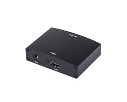 Адаптер (конвертер) HDMI (F) - VGA (F) + 2xRCA (F), Atcom, Black, блок питания (15272)-foto2
