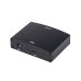 Адаптер (конвертер) HDMI (F) - VGA (F) + 2xRCA (F), Atcom, Black, блок питания (15272)