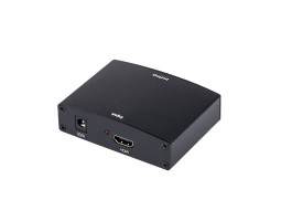 Адаптер (конвертер) HDMI (F) - VGA (F) + 2xRCA (F), Atcom, Black, блок питания (15272)-foto2