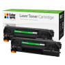 Картридж Canon 725, Black, LBP-6000/ 6020, MF3010, 1.6k, ColorWay, Dual Pack (CW-C725FM)
