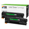 Картридж Canon 728, Black, ColorWay, Dual Pack (CW-C728FM)